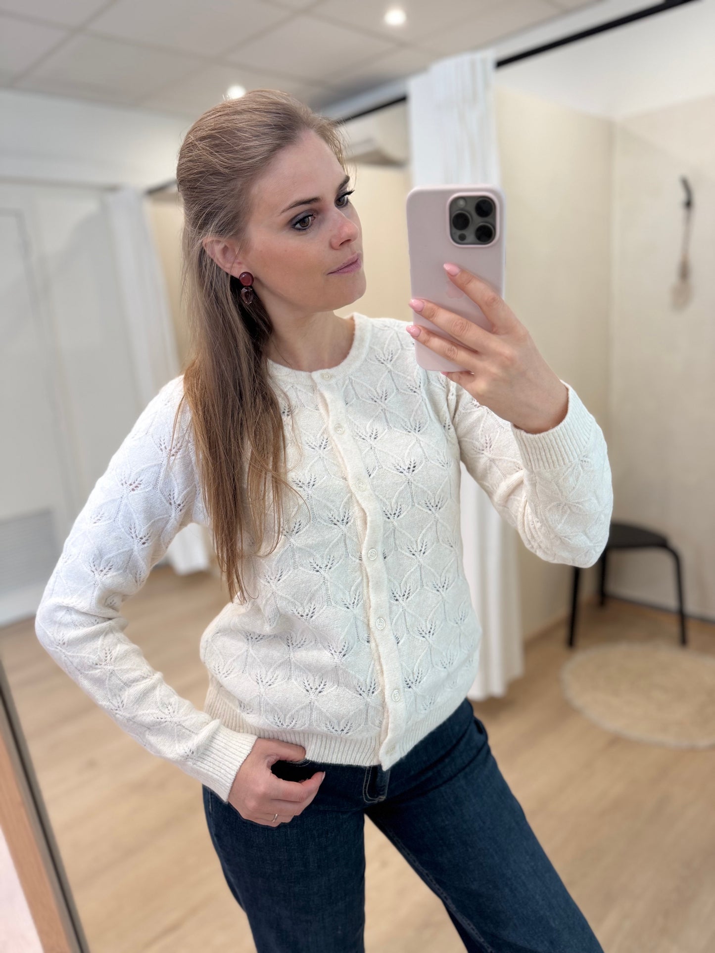 Viki 2 cardigan - ecru
