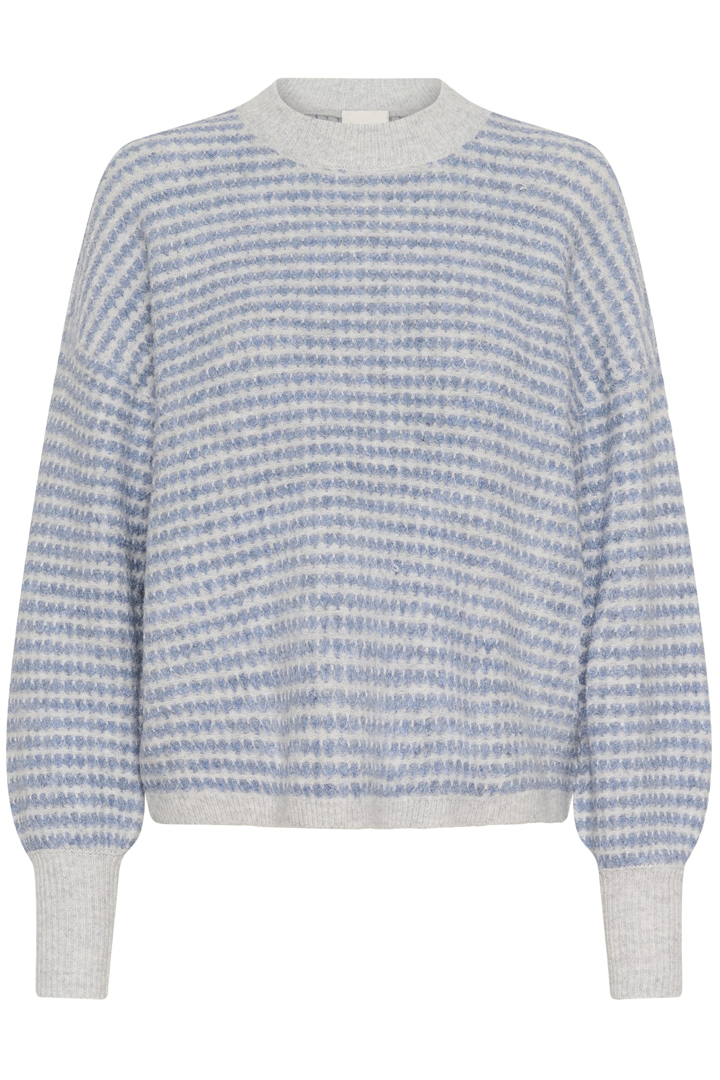 Ellery knit - light grey/light blue