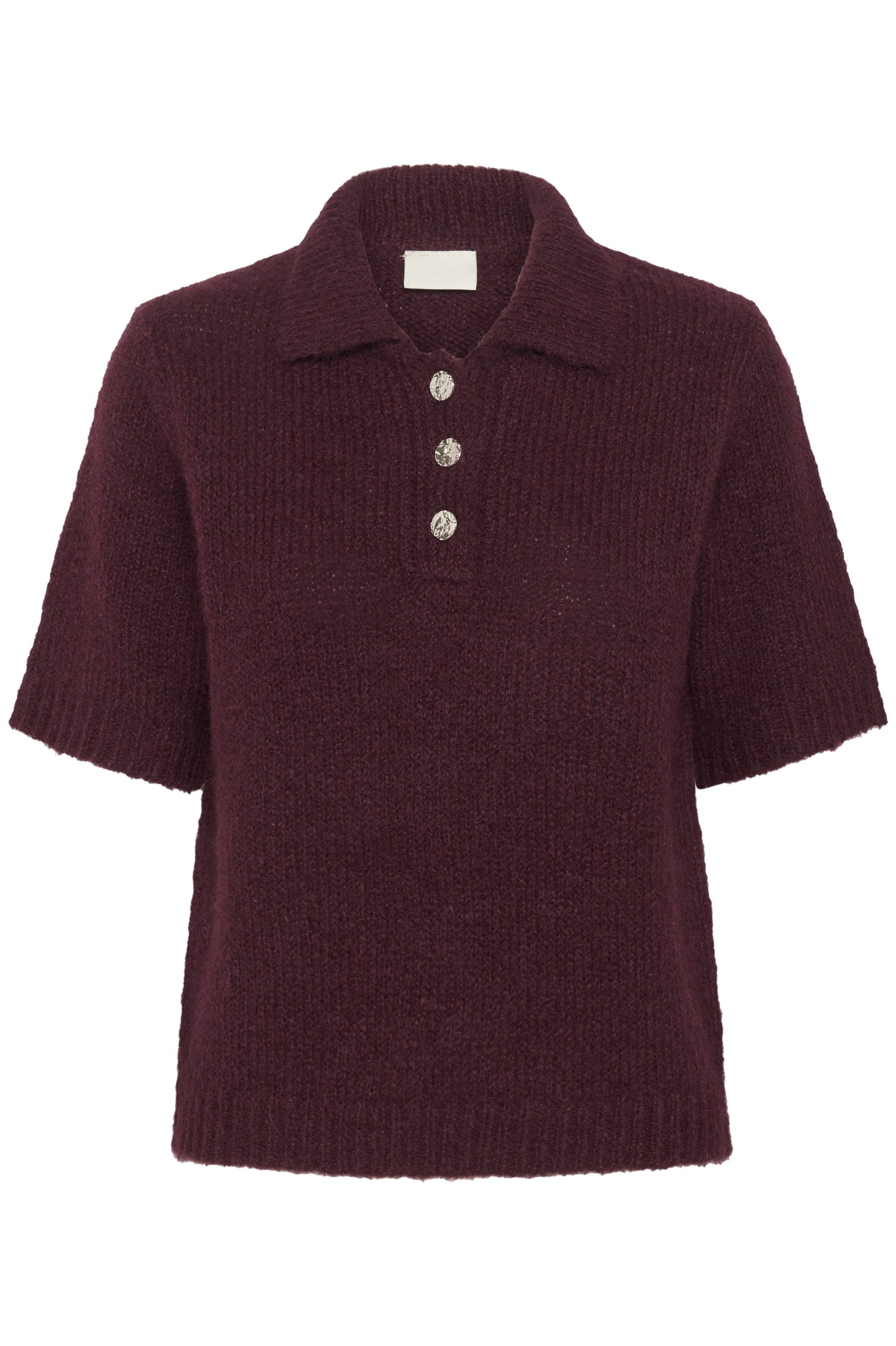 Emilie polo pullover - windsor wine