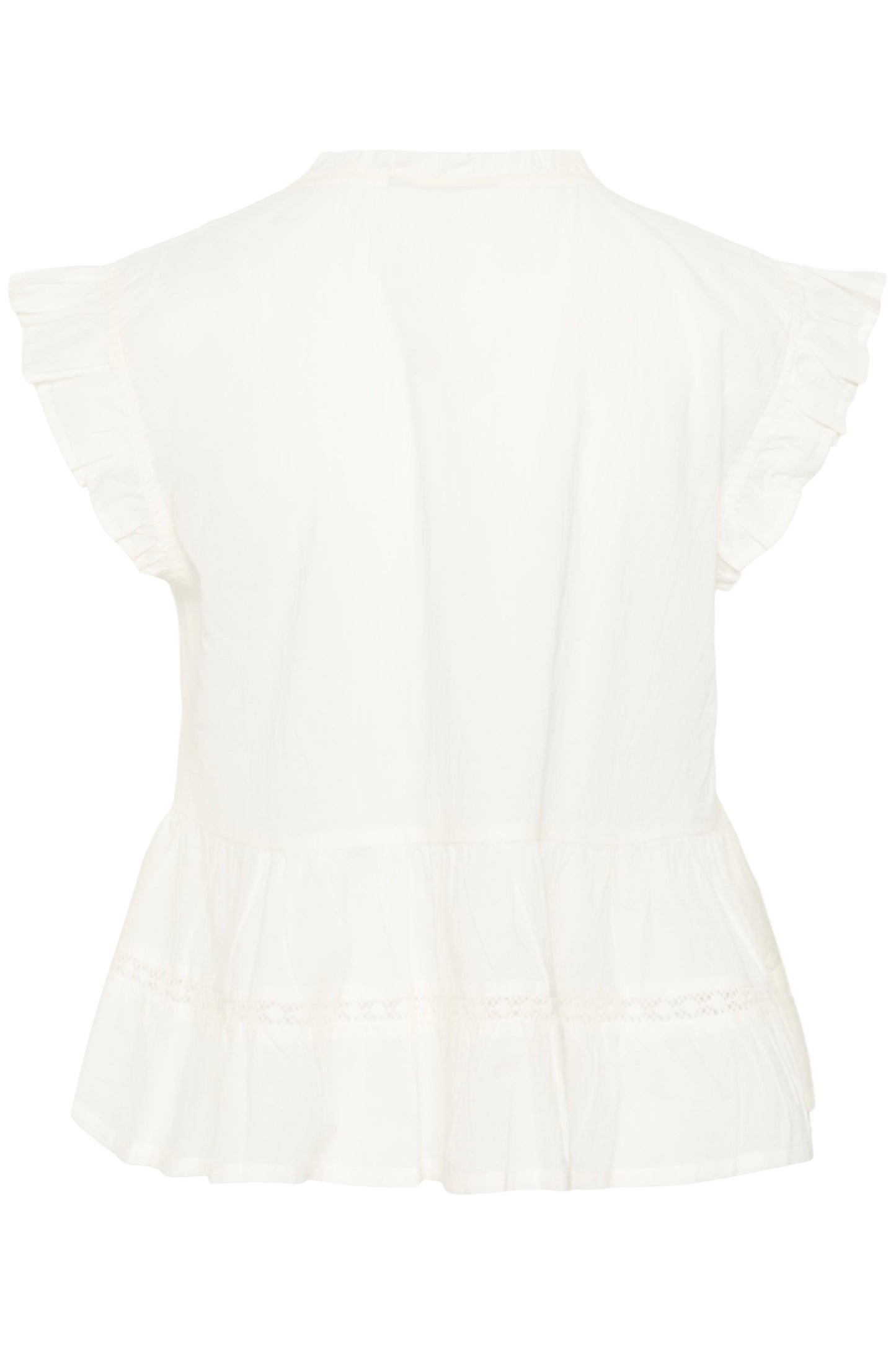 Valerie top peplum - ecru