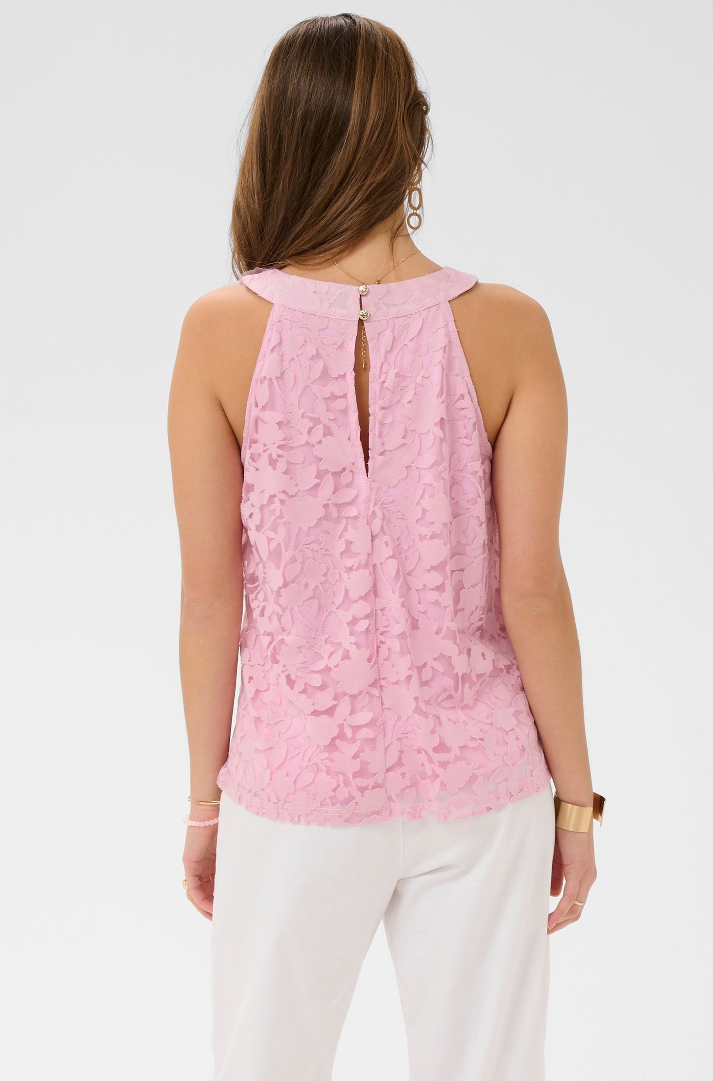 Jessica blouse flower - roze