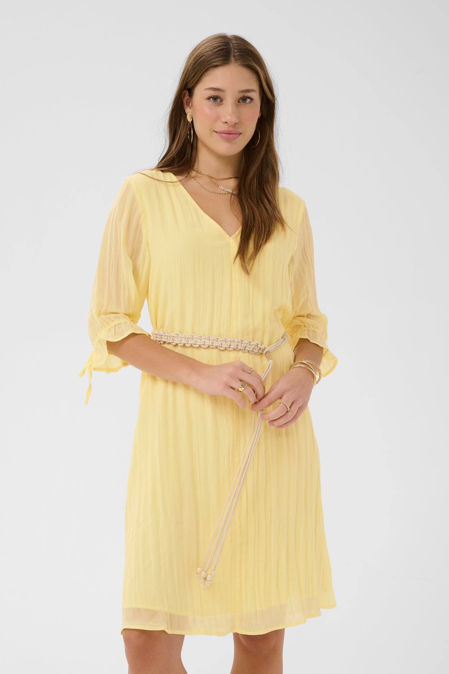 Isabelle dress - lemon