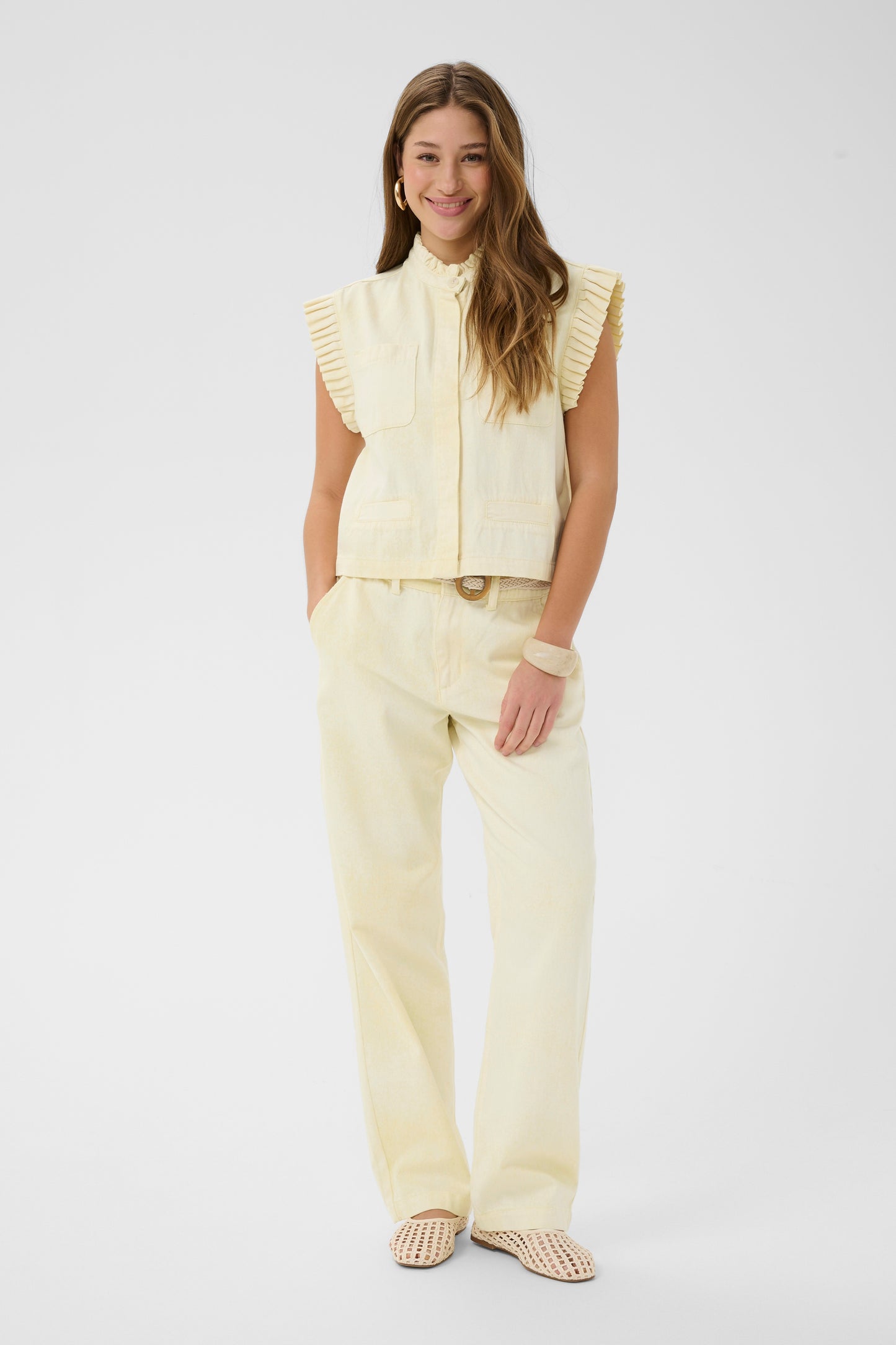 Lorra pants - lemon