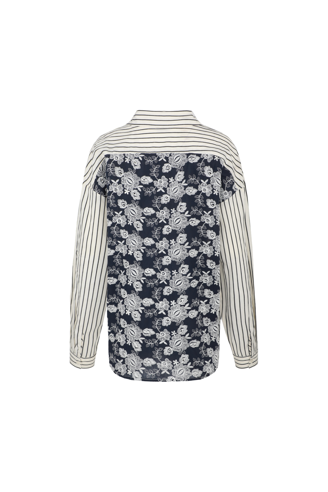 Lot blouse - offwhite/darkblue