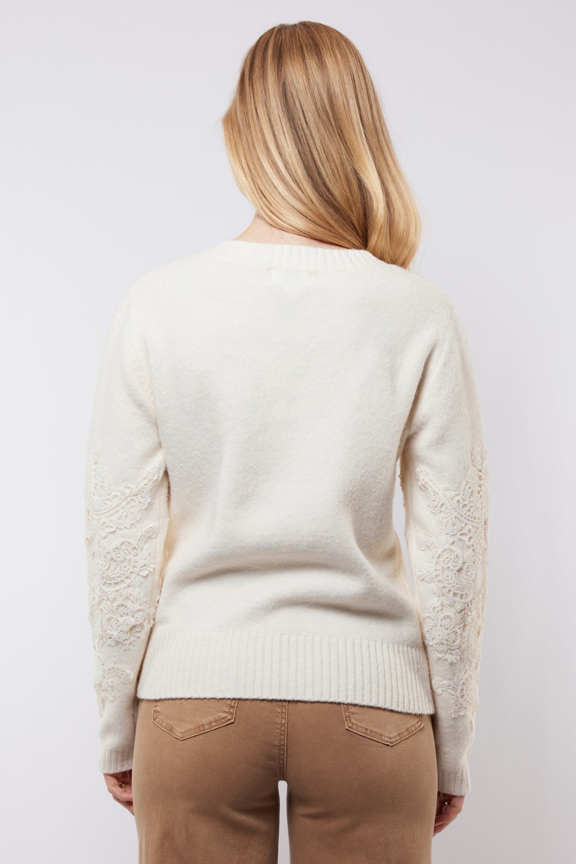 Katja knit pullover - wool white