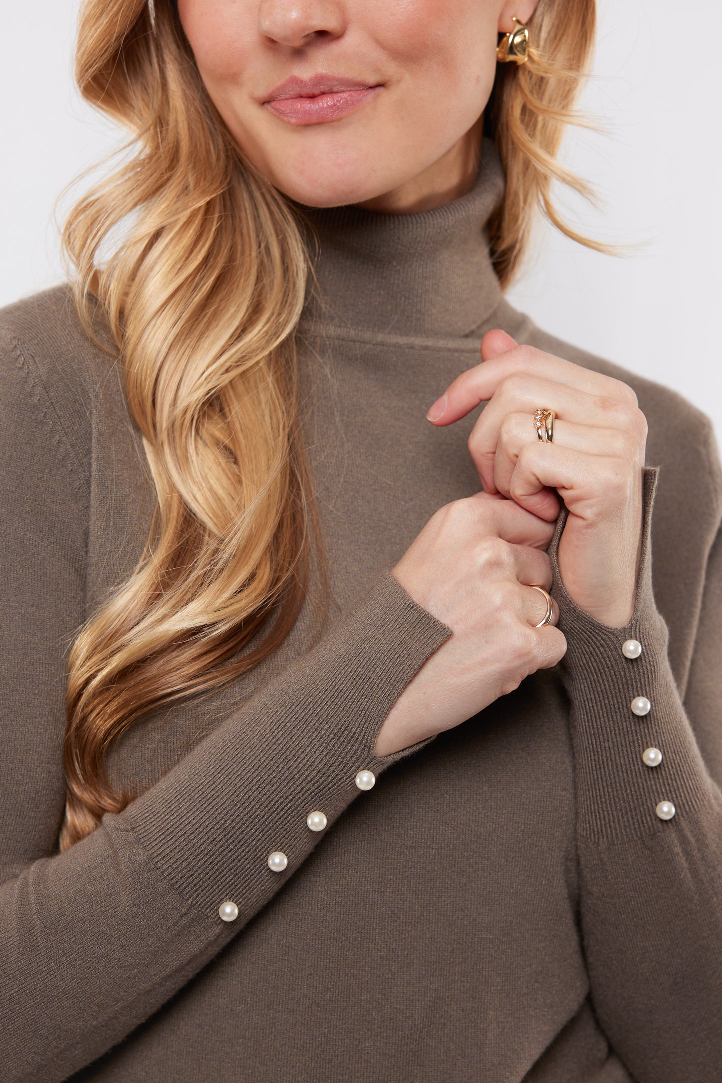 Kalisse knit pullover - bronze