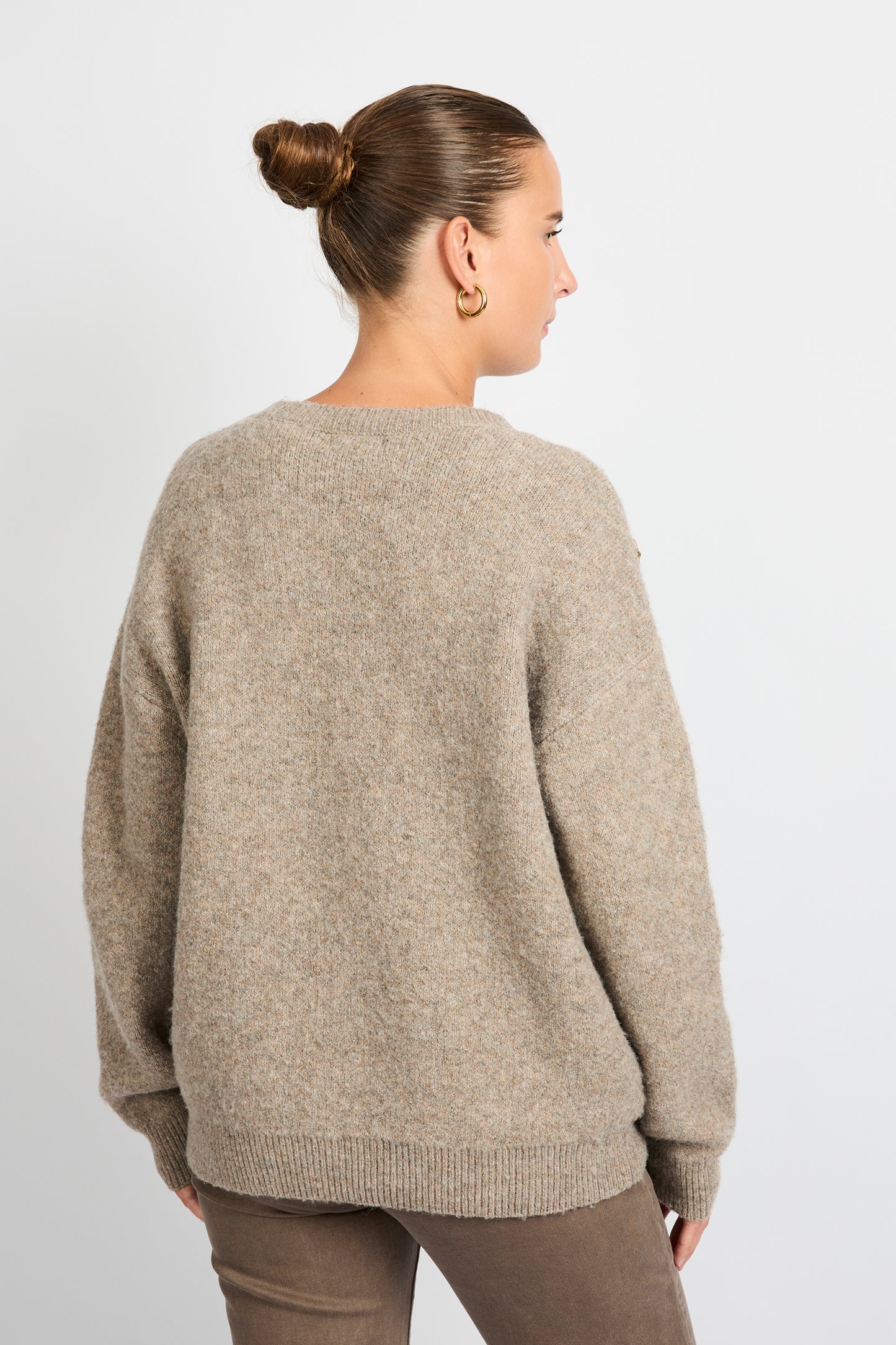 Kirsten knit pullover - bronze