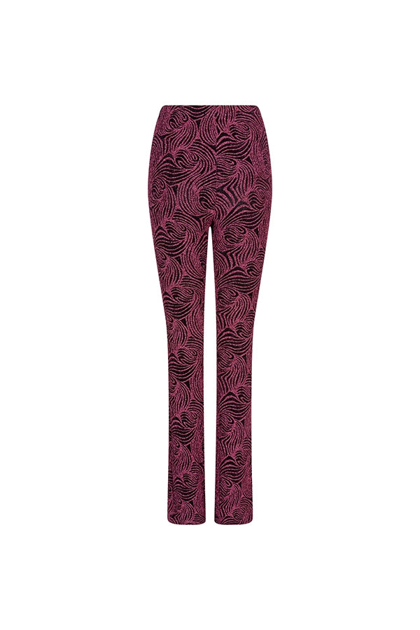 Margaret broek LM - Fuschia/zwart