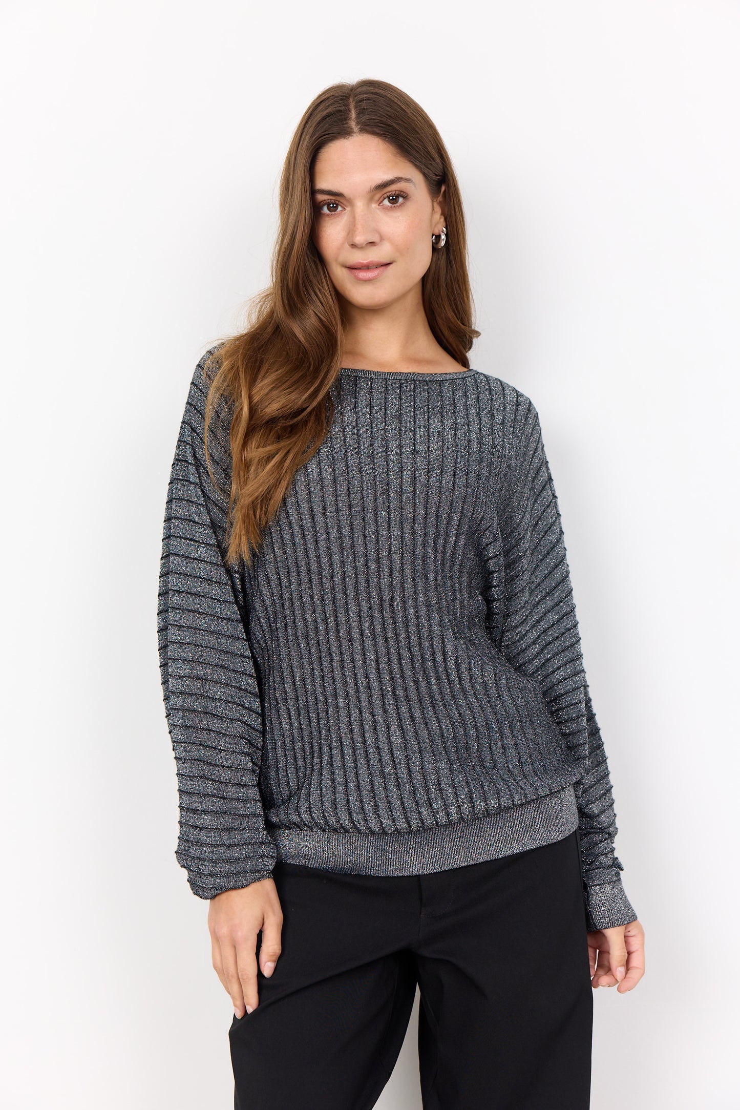 Violetta 2 lurex knit - grey