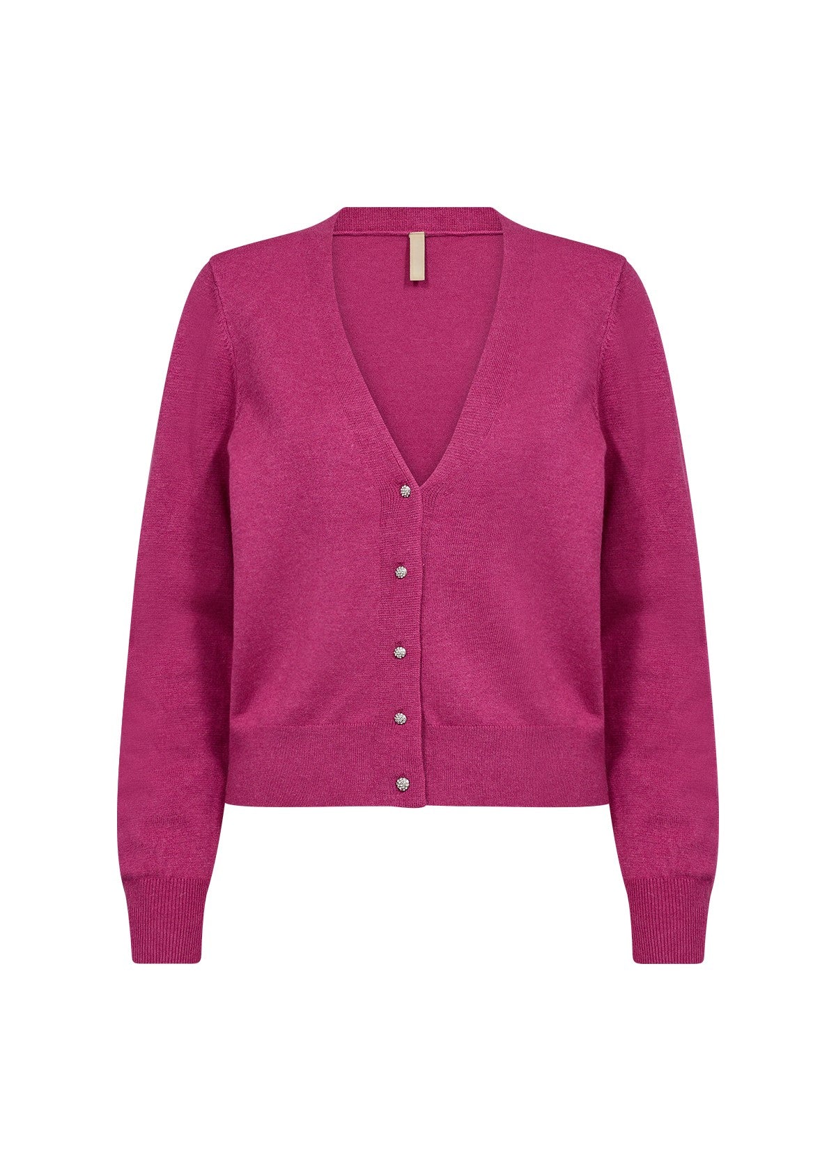 Dollie gilet strass - fuschia