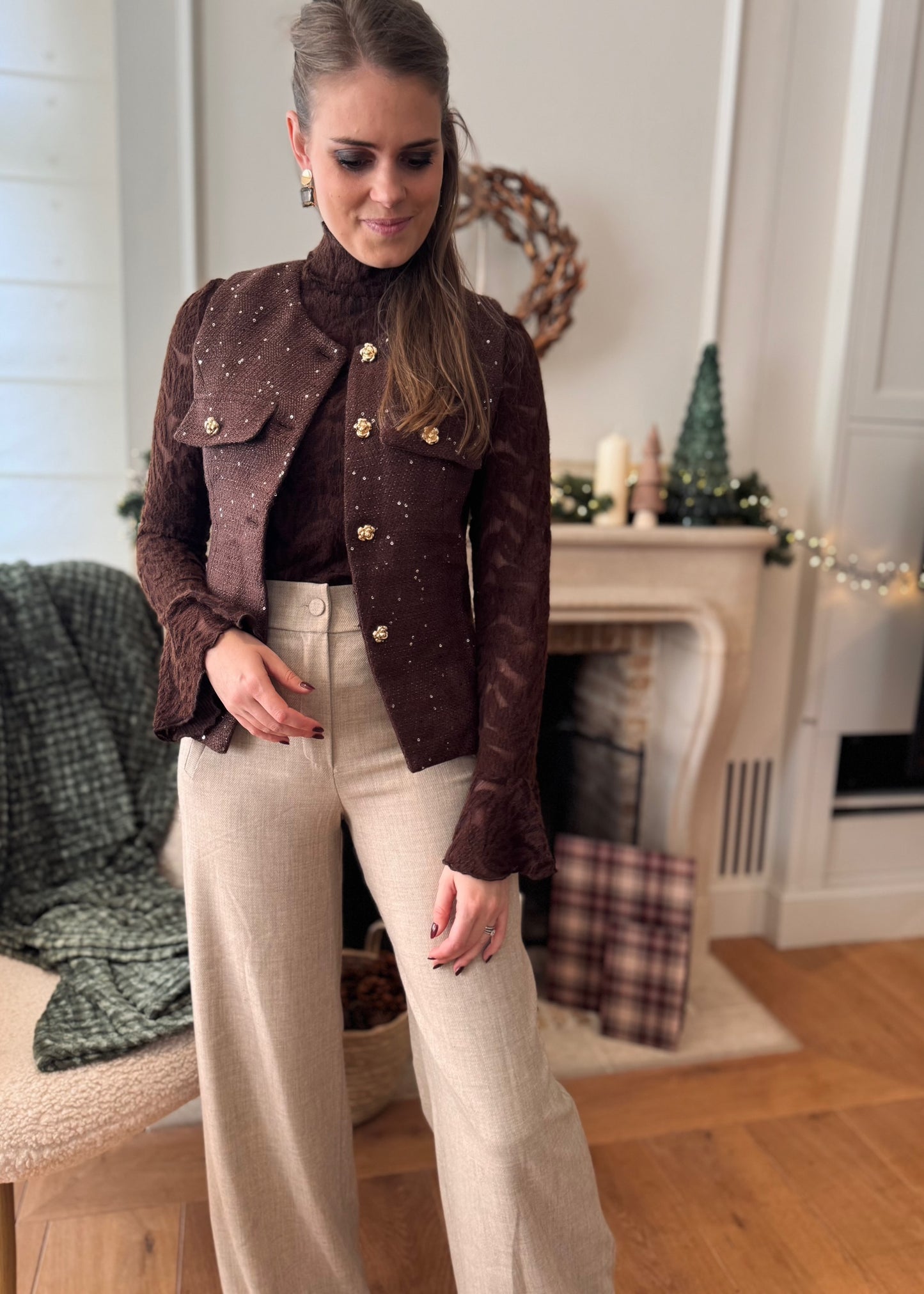 Chanel jasje ZM - bruin