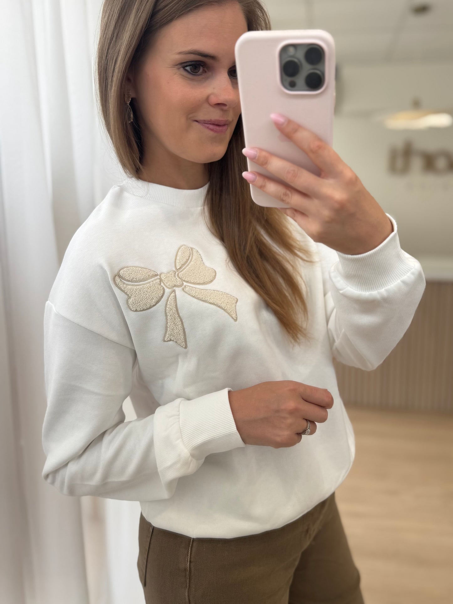 Elenora sweatshirt - chalk