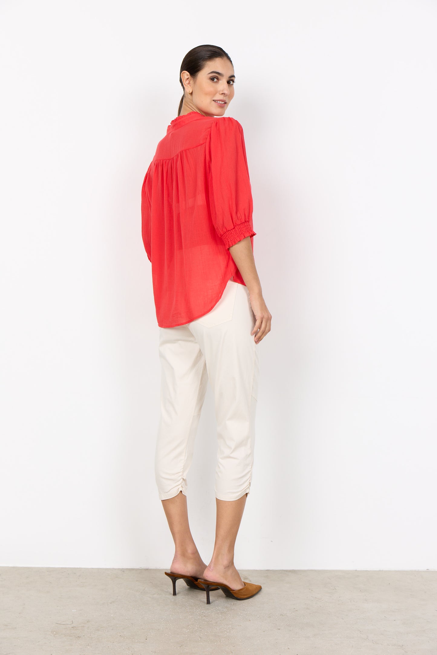 Fabiana 3 blouse - koraal