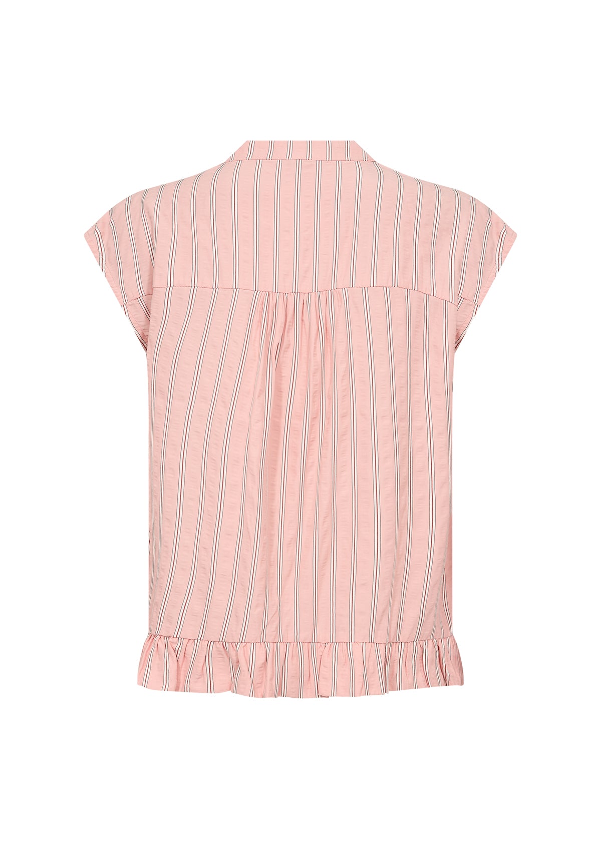 Fiene 1 blouse streep - zalm