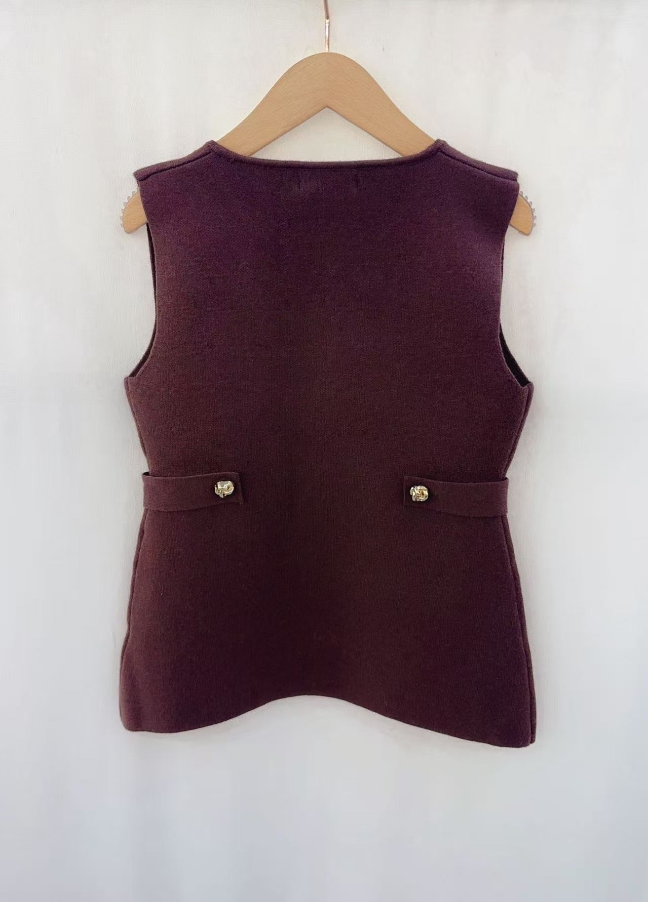 Jacket gold button - Brown