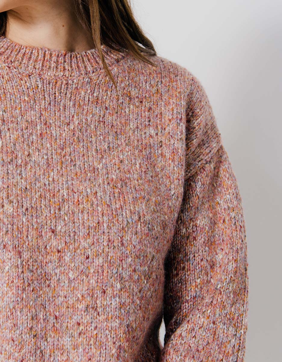 Gestipte trui Rihanna - roze
