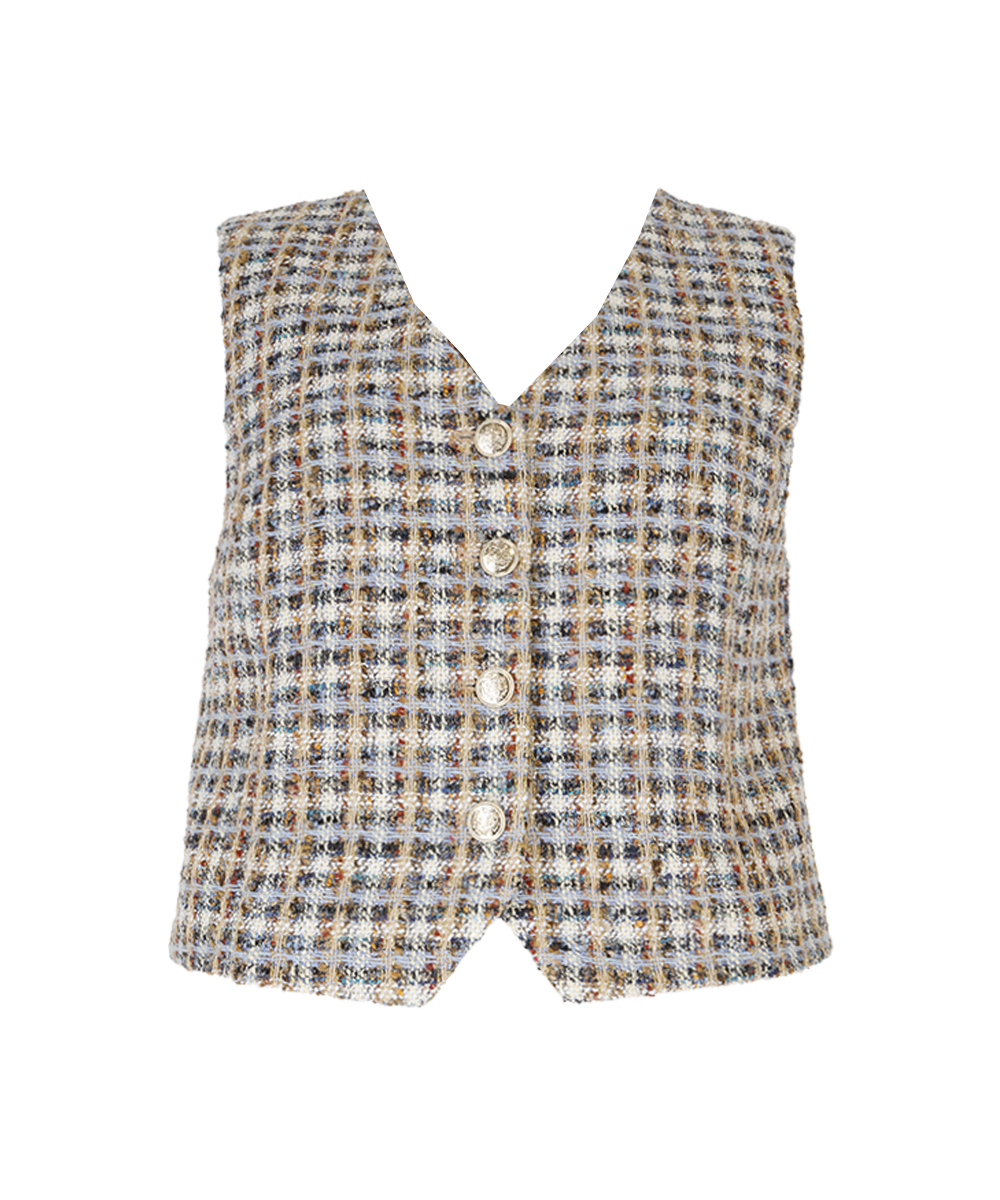 Chanel vestje Sophie - camel/blauw