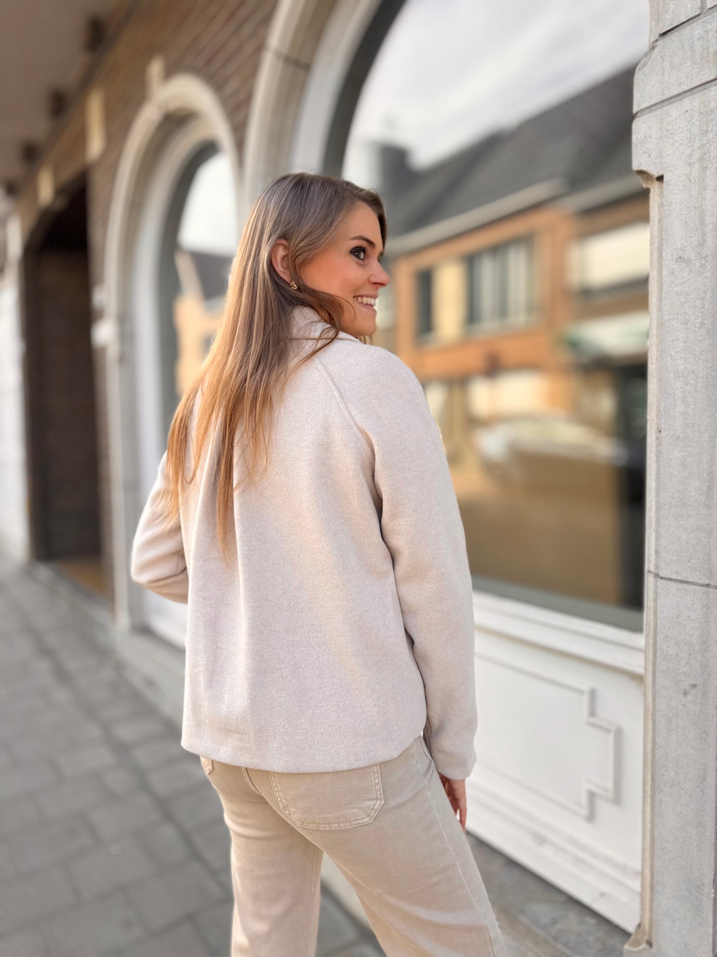 Olga coat - sand