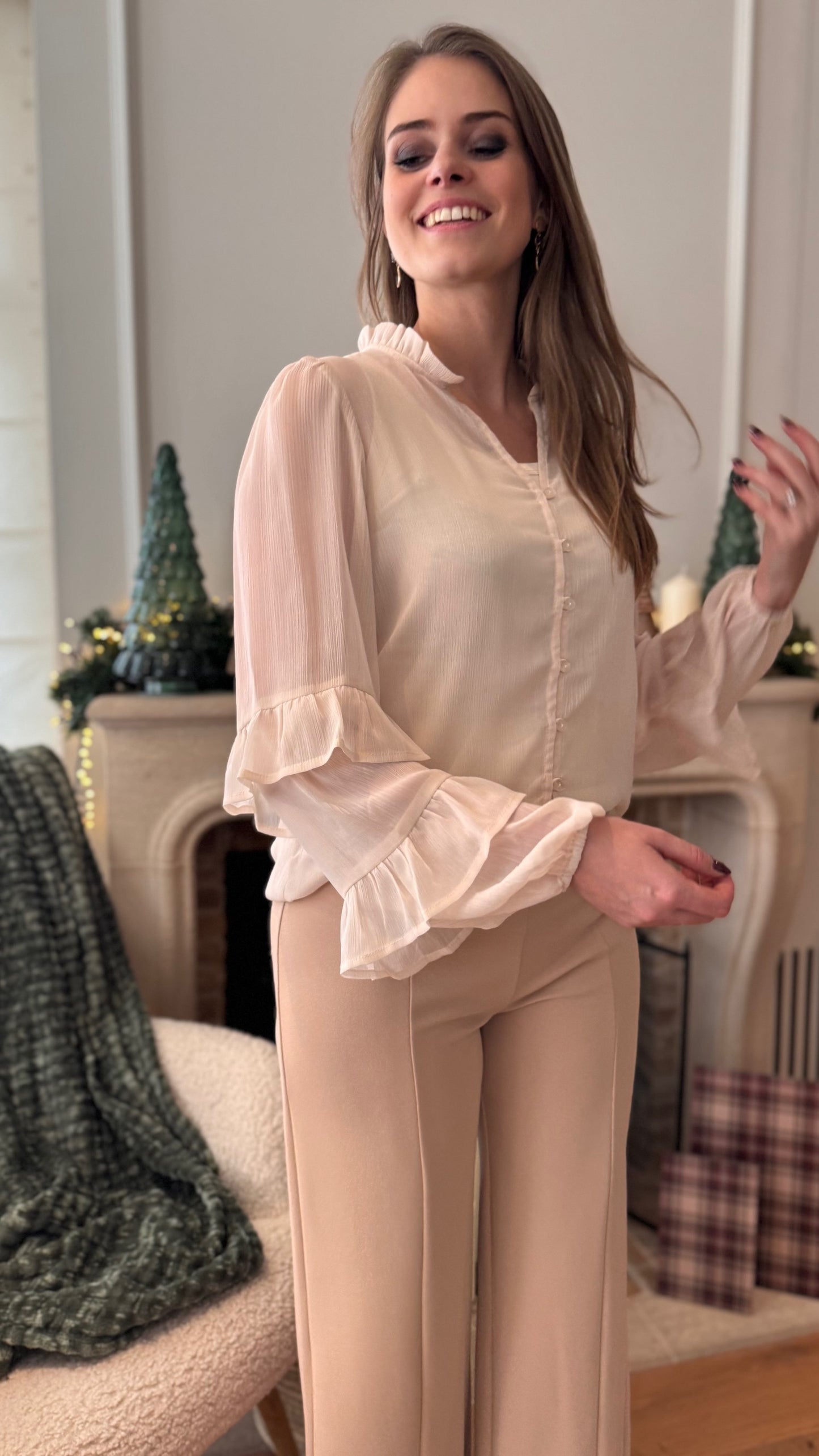Naia 4 blouse - crème