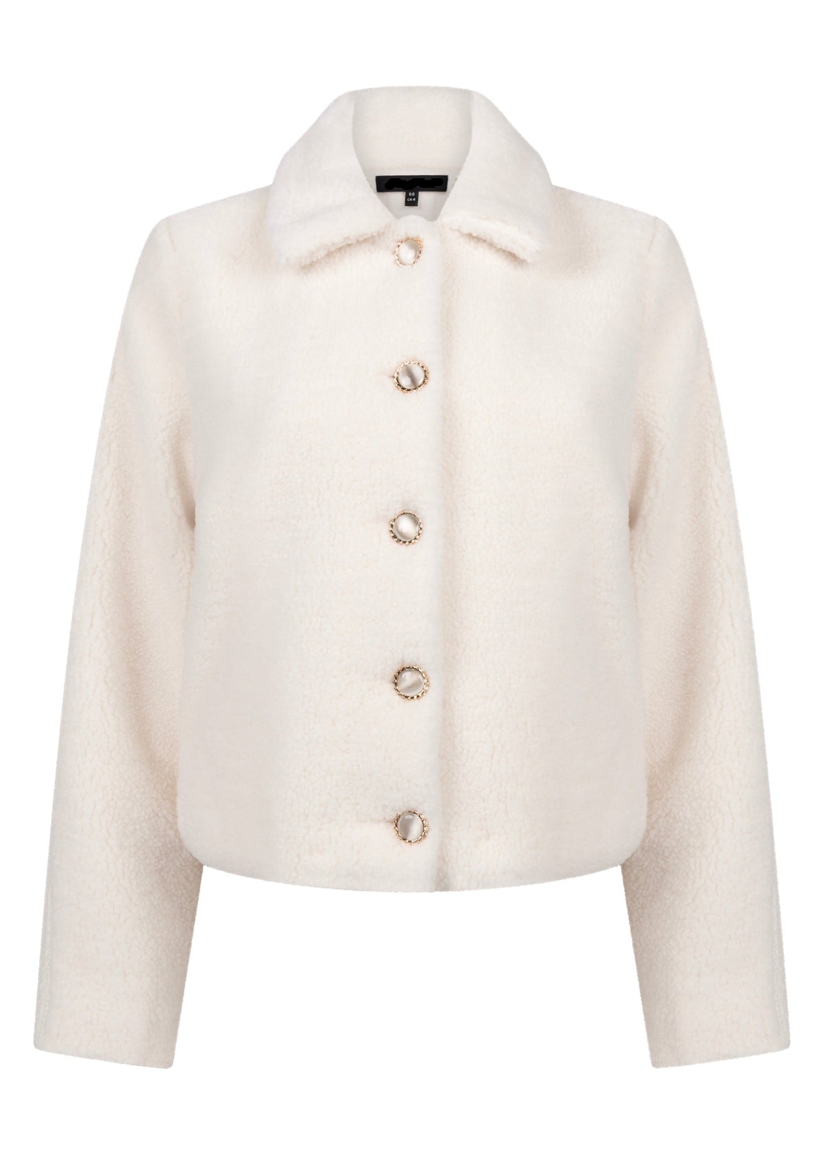 Teddy jacket lace - crème
