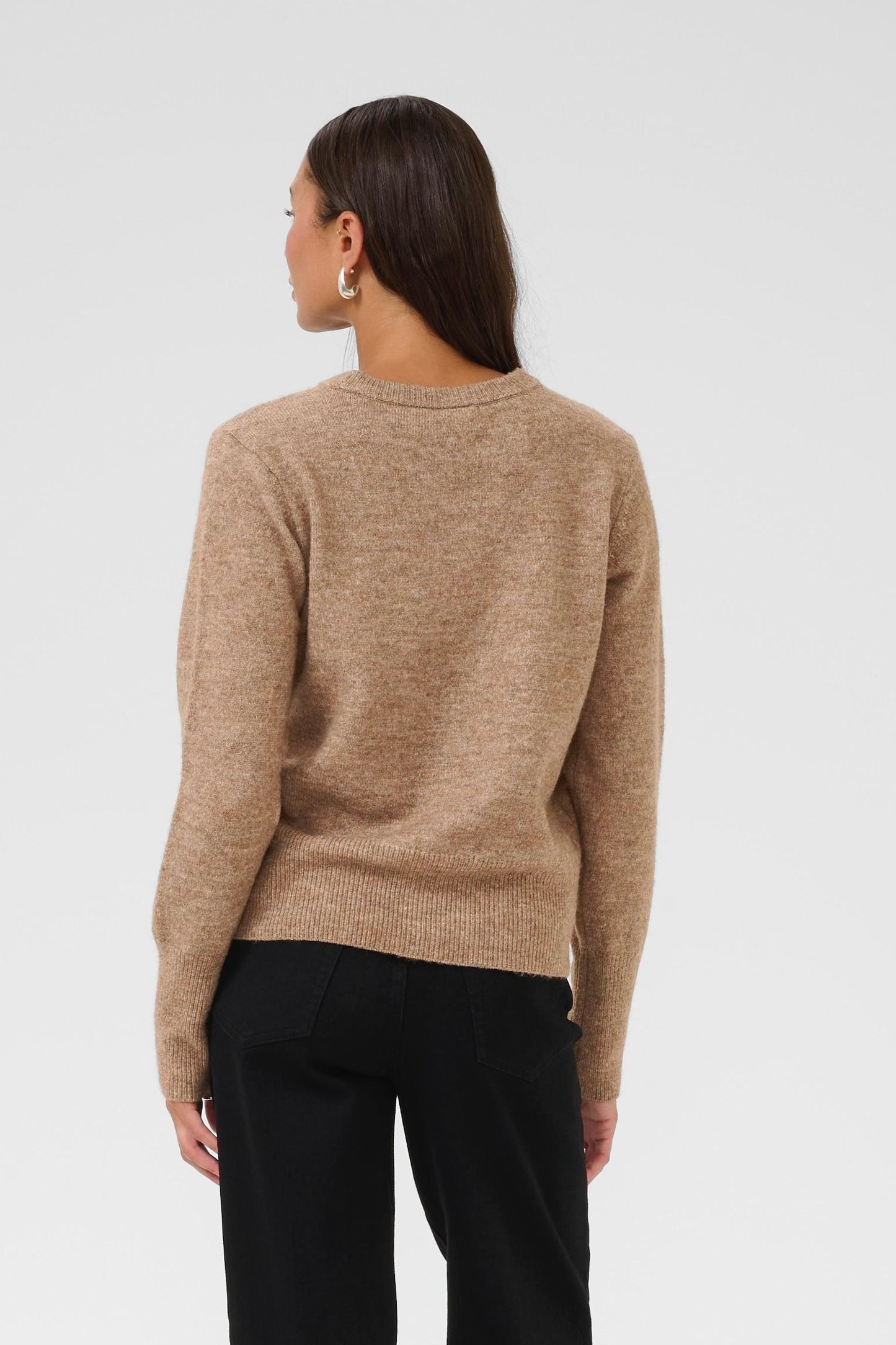 Niel crew neck knit - toasted coconut