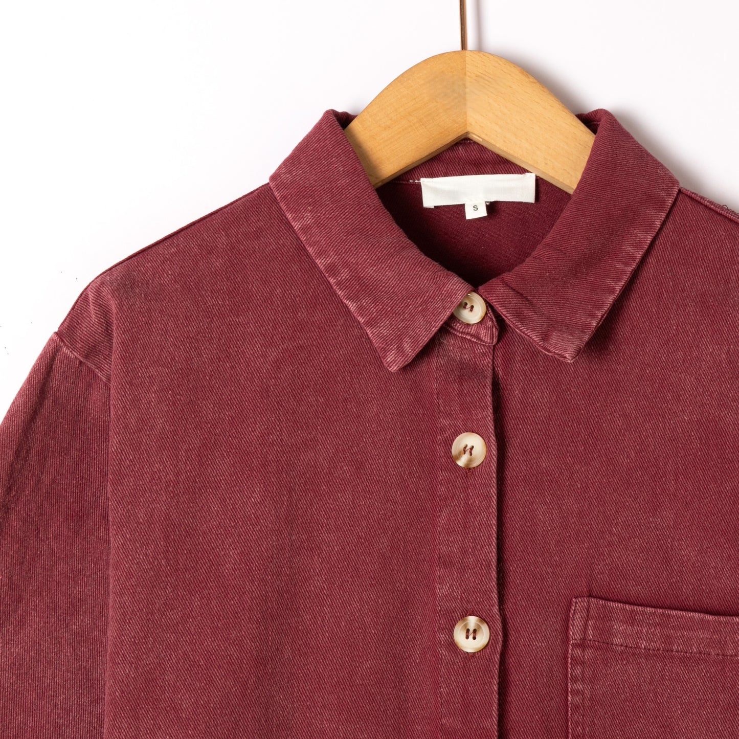 Jeans dress - bordeaux