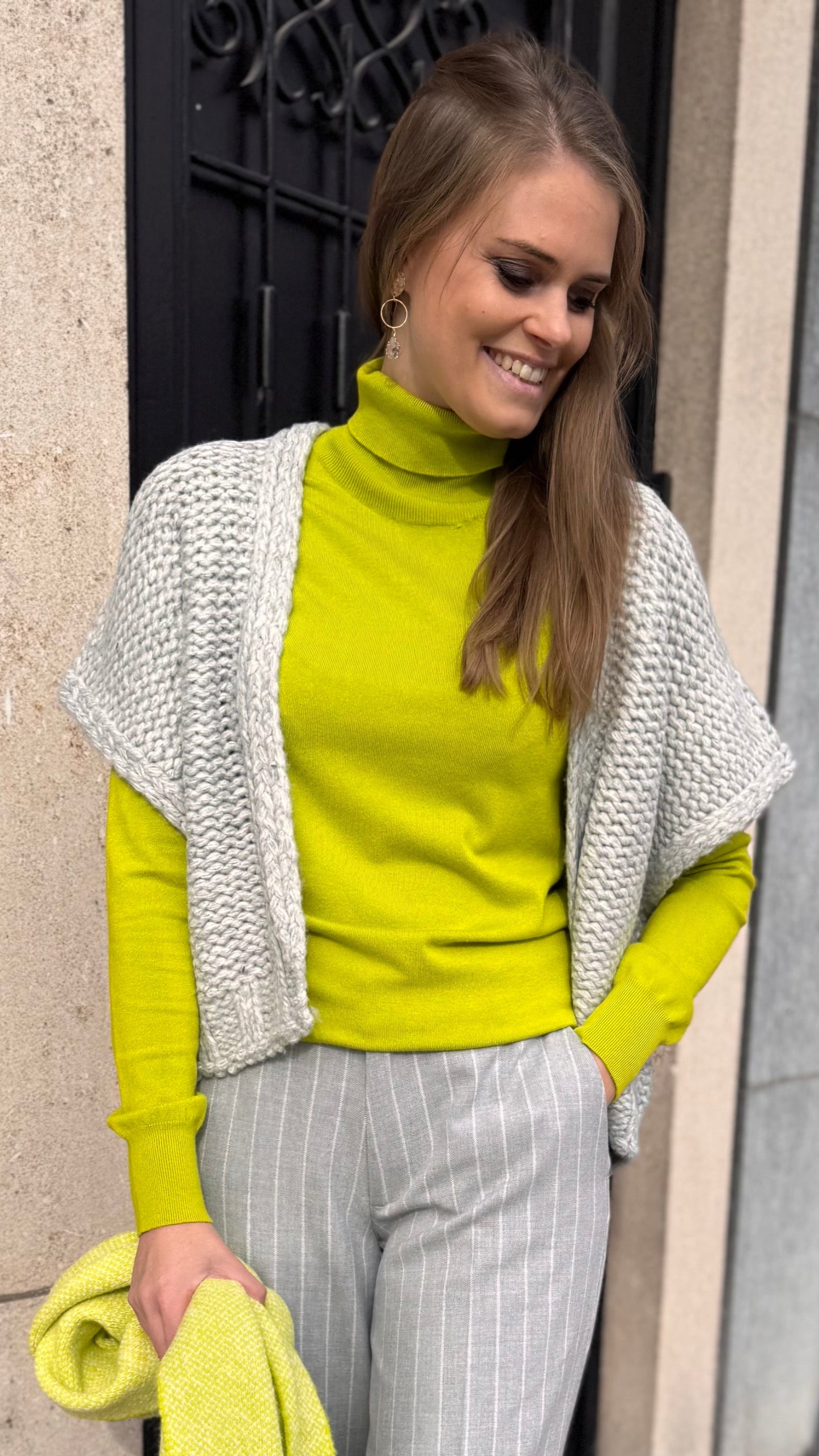 Cardigan gilet - light grey