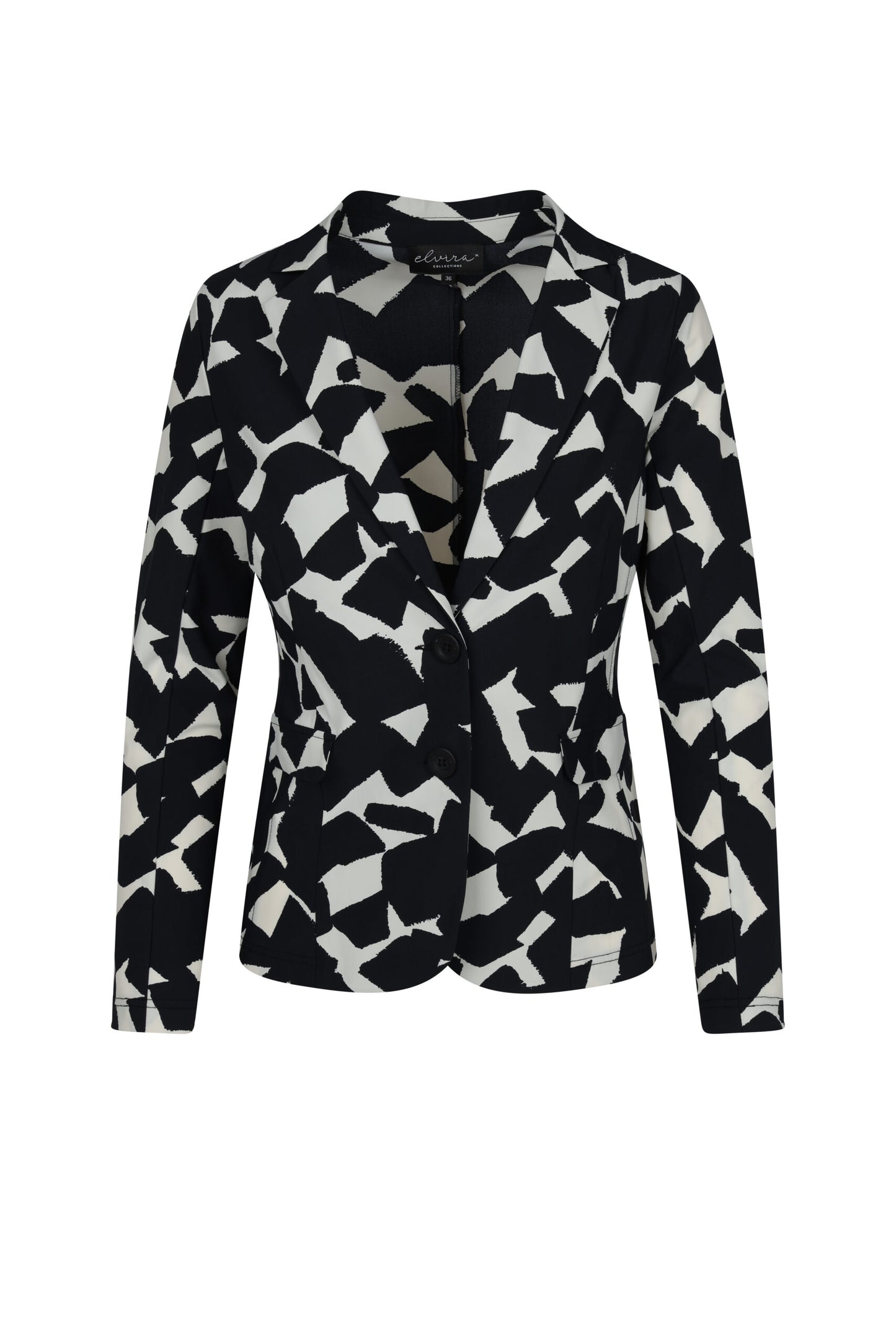 Blazer Elvira - zw/wit