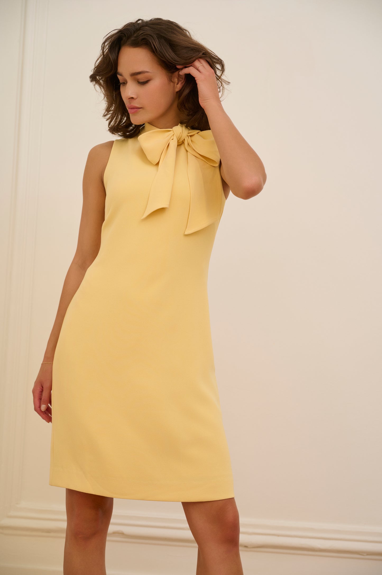 10013 dress bow - yellow
