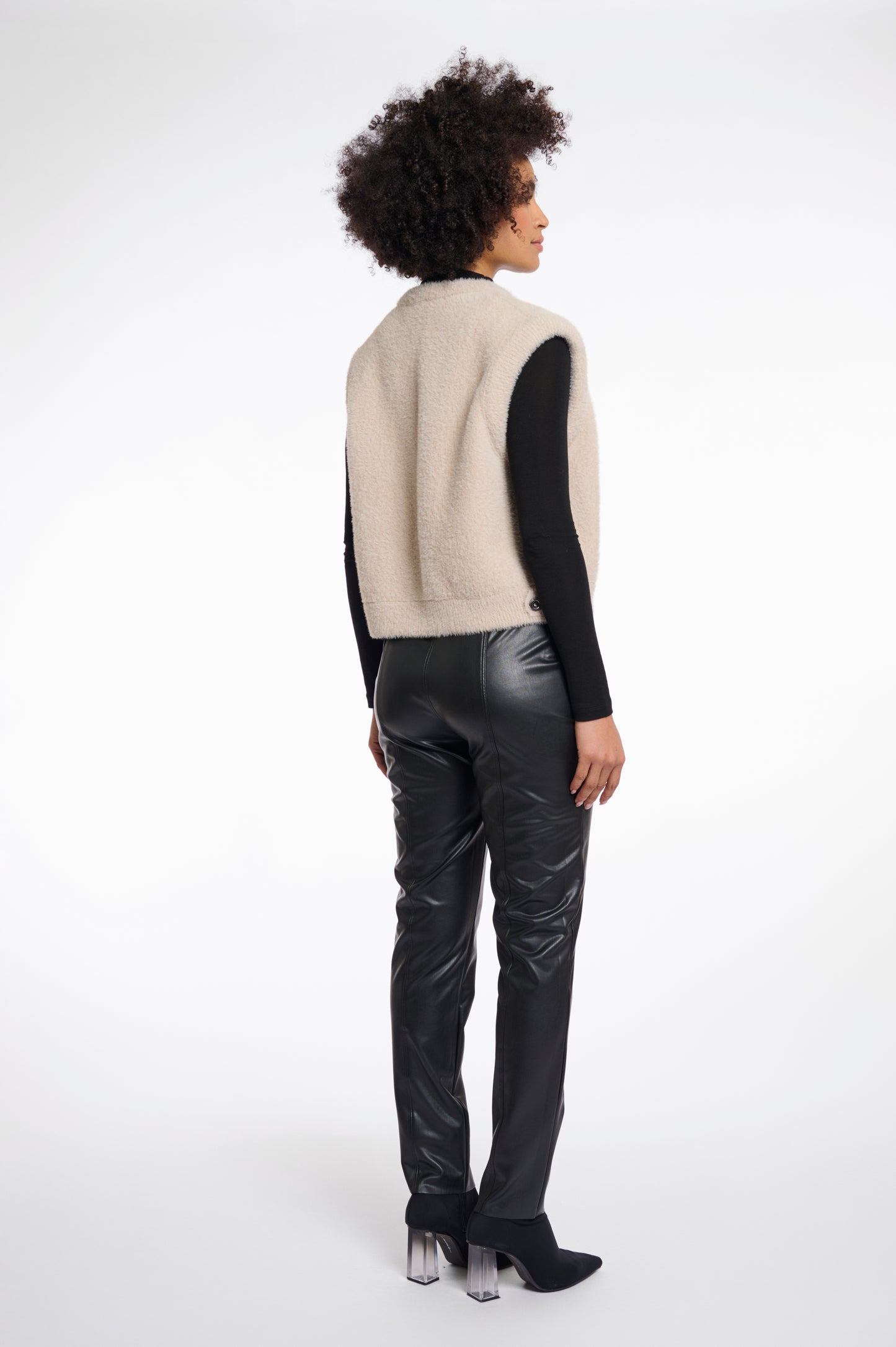 Elona waistcoat - stone