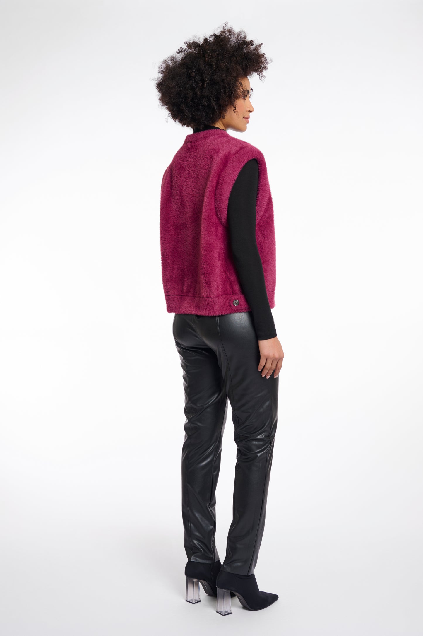 Elona waistcoat - plum