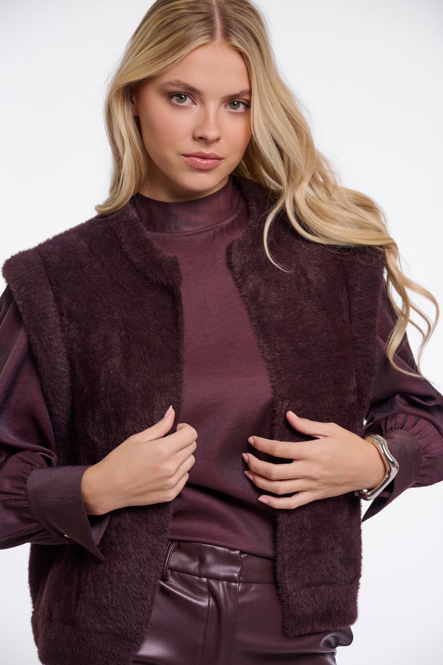 Elona waistcoat - Fudge