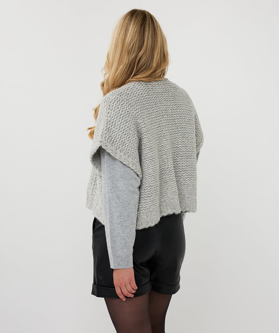 Cardigan gilet - light grey