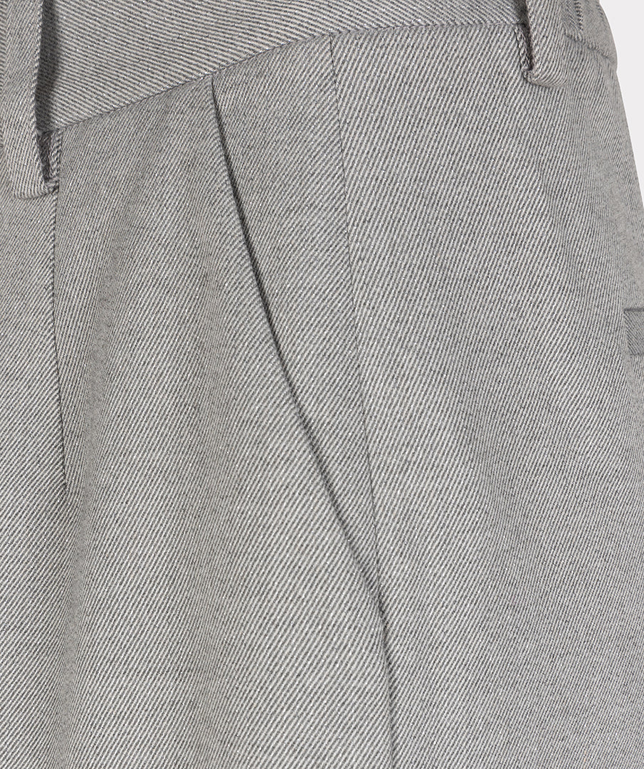 Trousers wide leg lurex - light grey