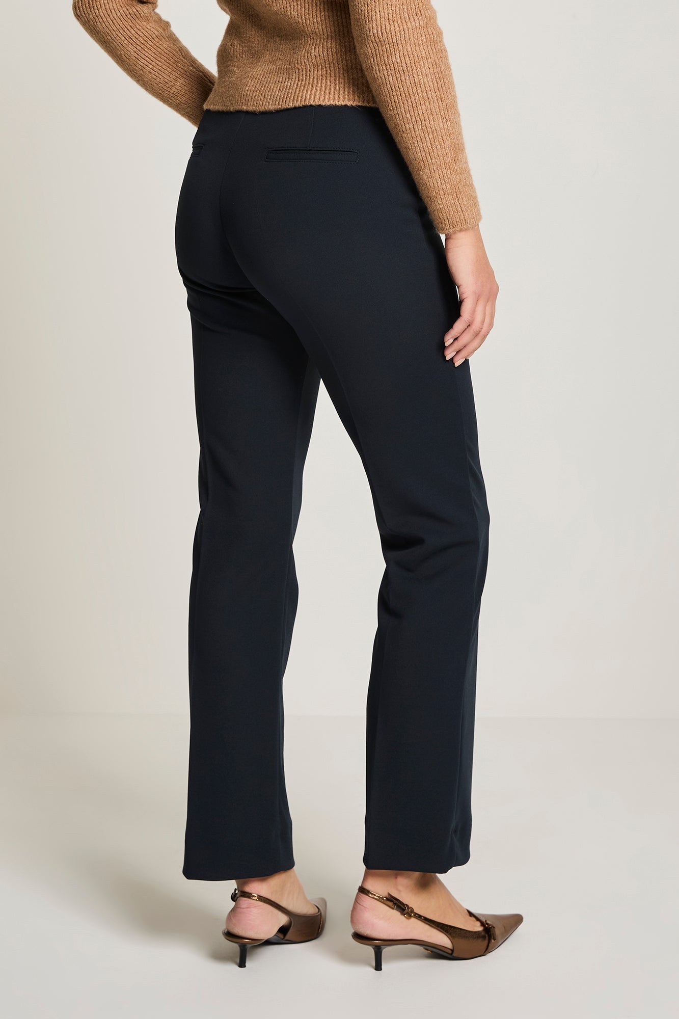 Vayen city crepe pants Para Mi - navy