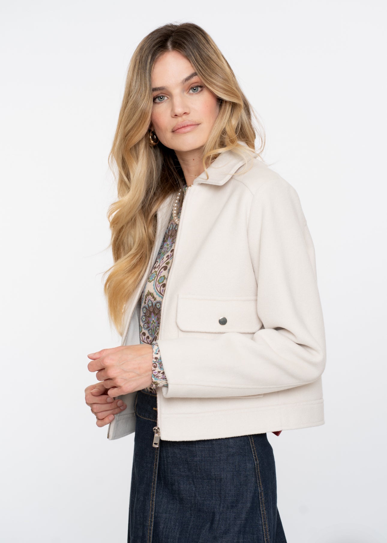 55518 jacket - offwhite