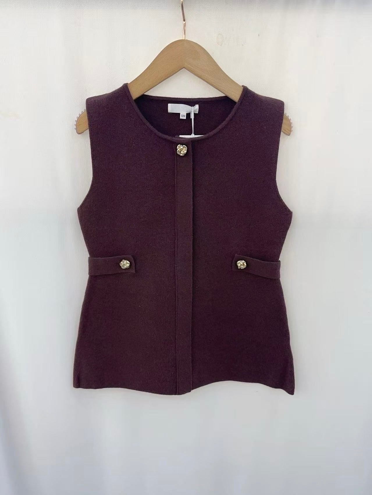 Jacket gold button - Brown