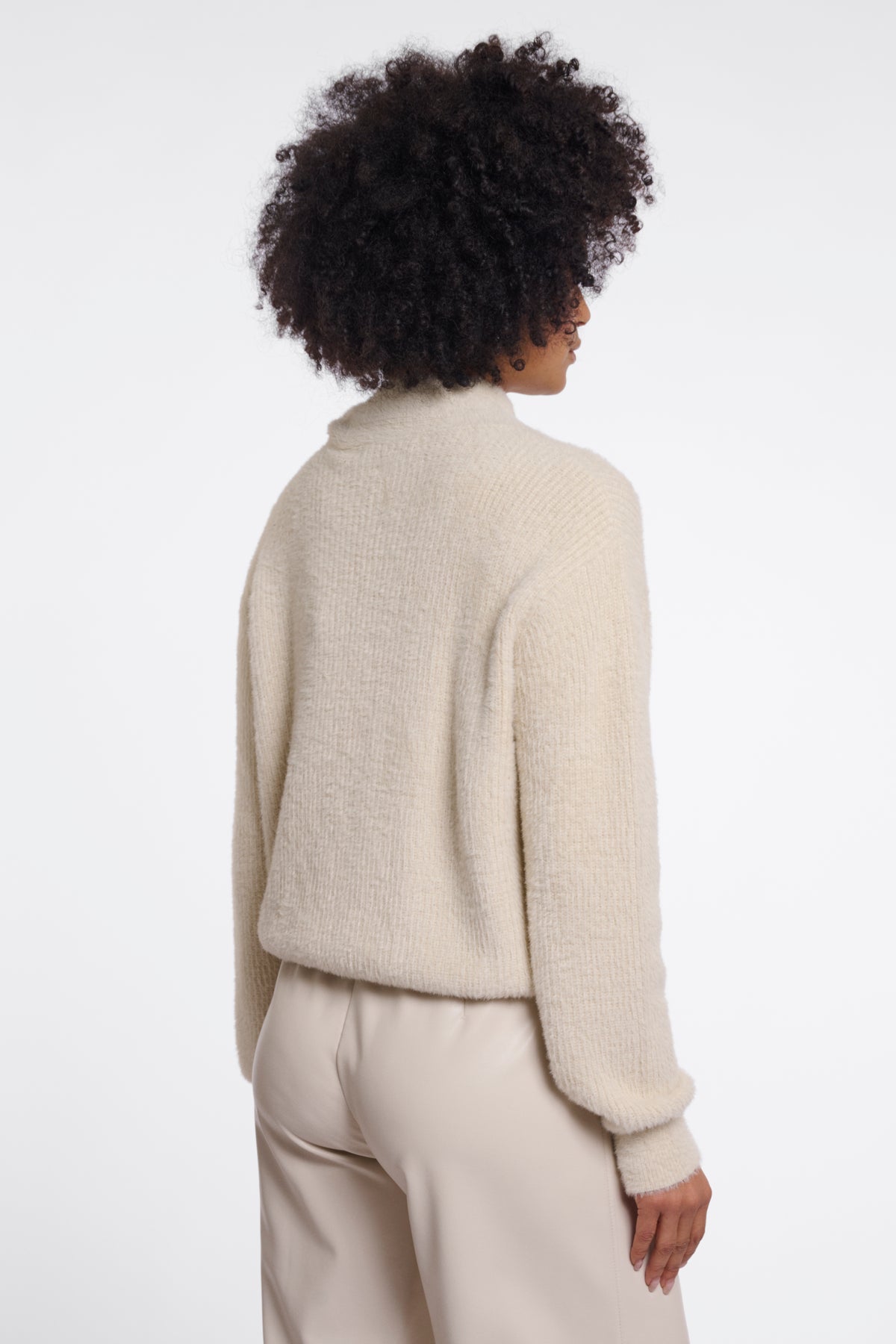 Griselda pullover bowtie - ecru