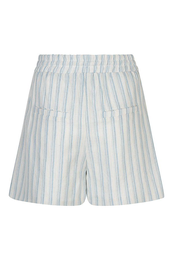 Short muriel streep - lichtblauw/ecru