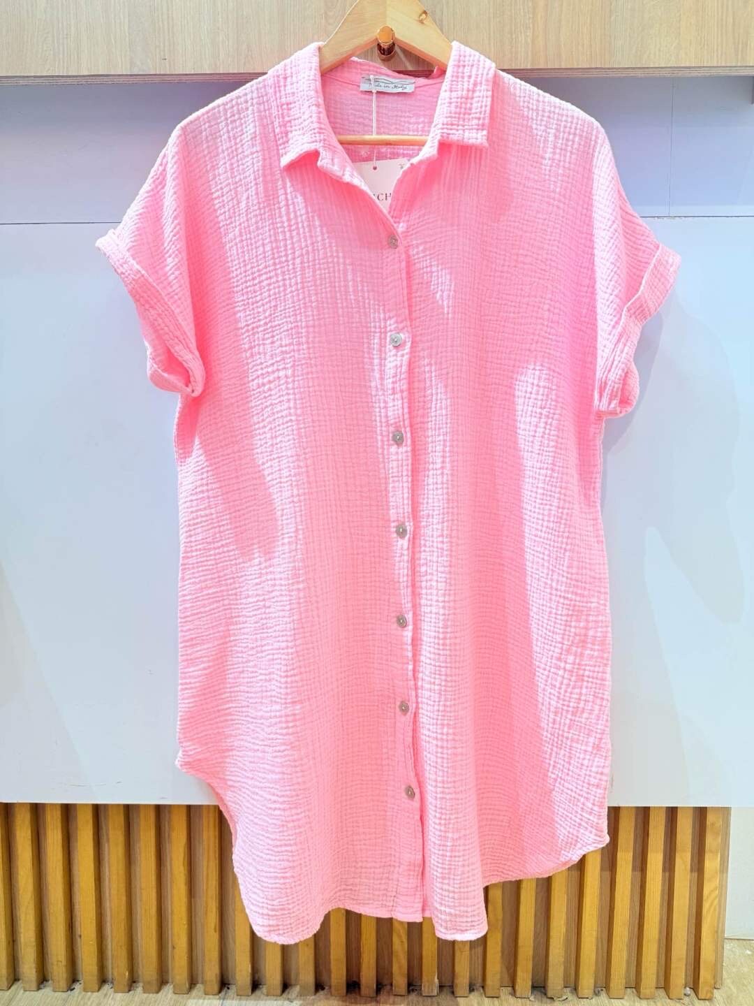 Candy Pink Tetra Jurk - roze