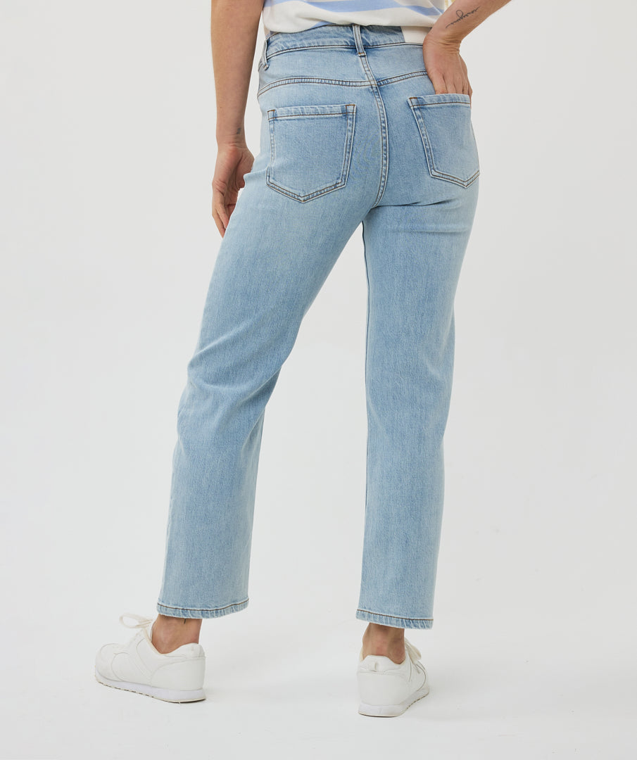 12009 trousers embroidery - jeans