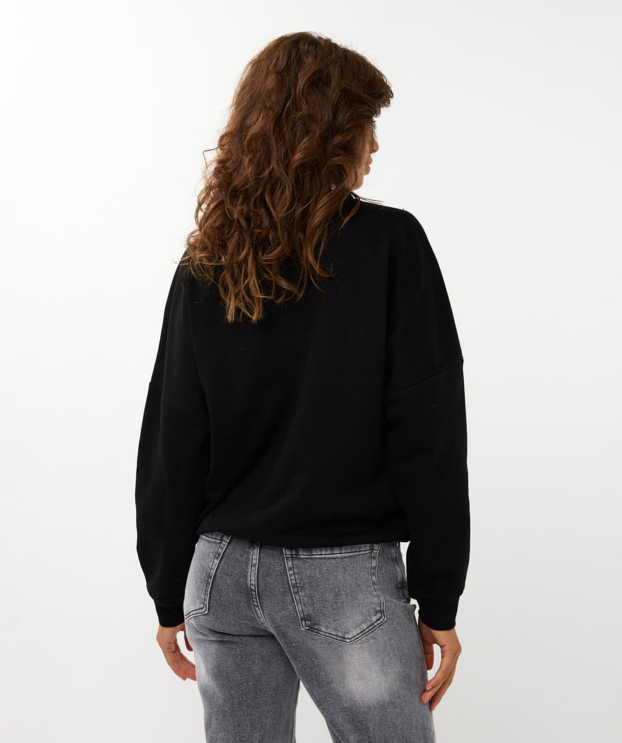 05718 sweater iconic weekend - black