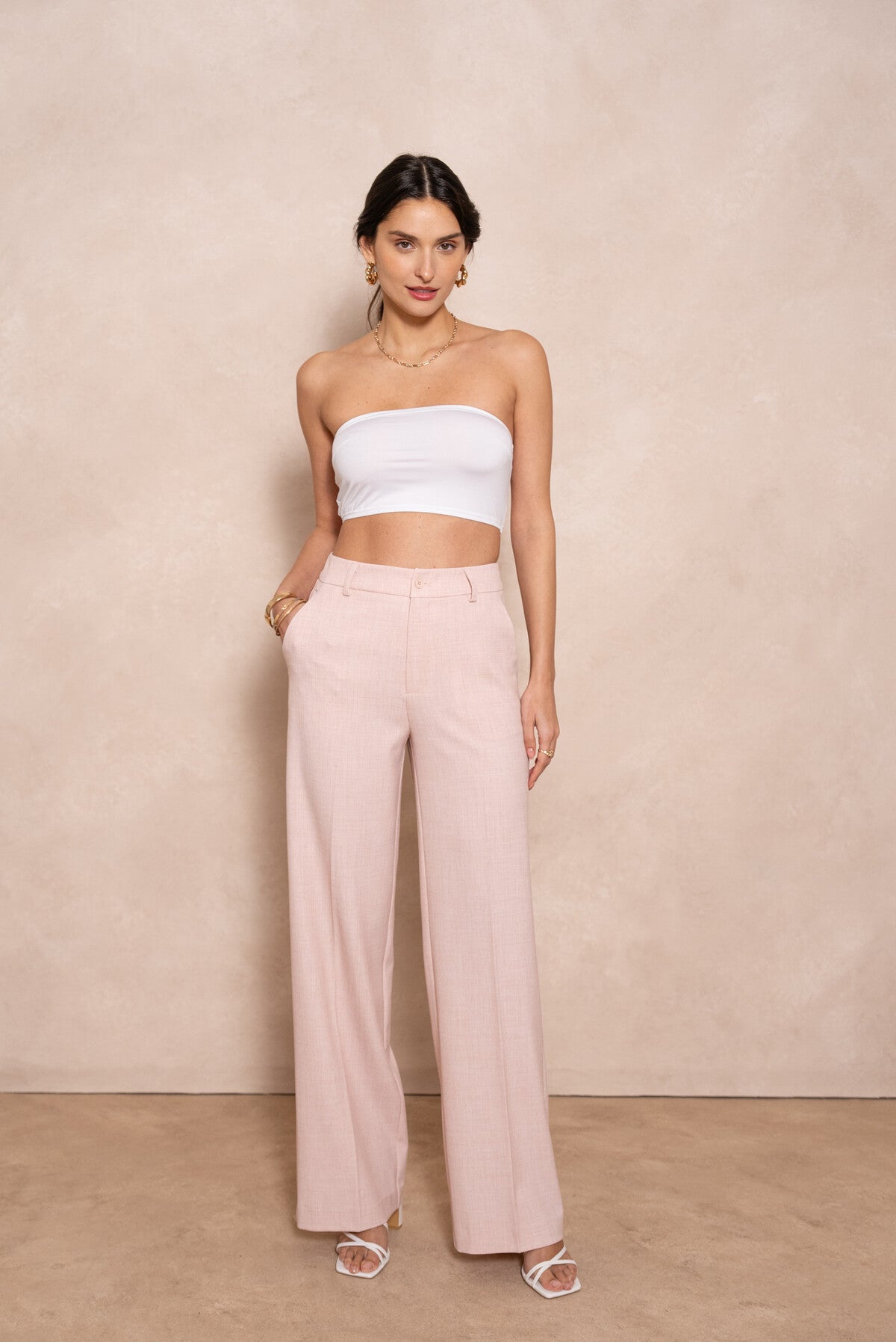 Tailor pants - rose shadow