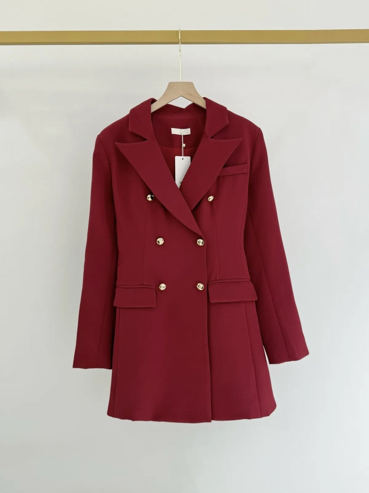 Blazer kleedje - bordeaux