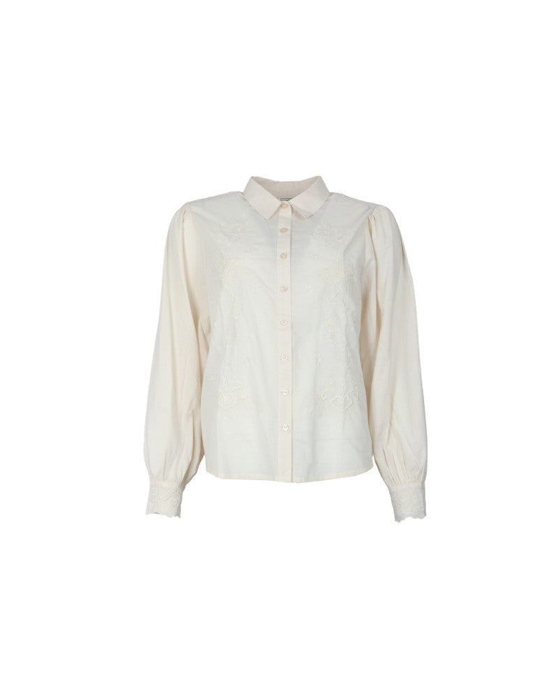 Bloesje broderie anglaise - crème