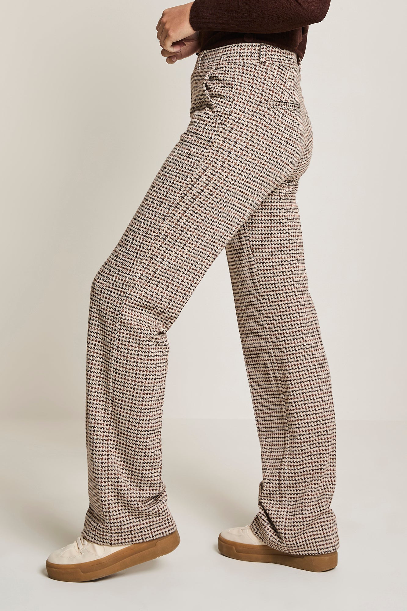 Hannah pied de poule - beige