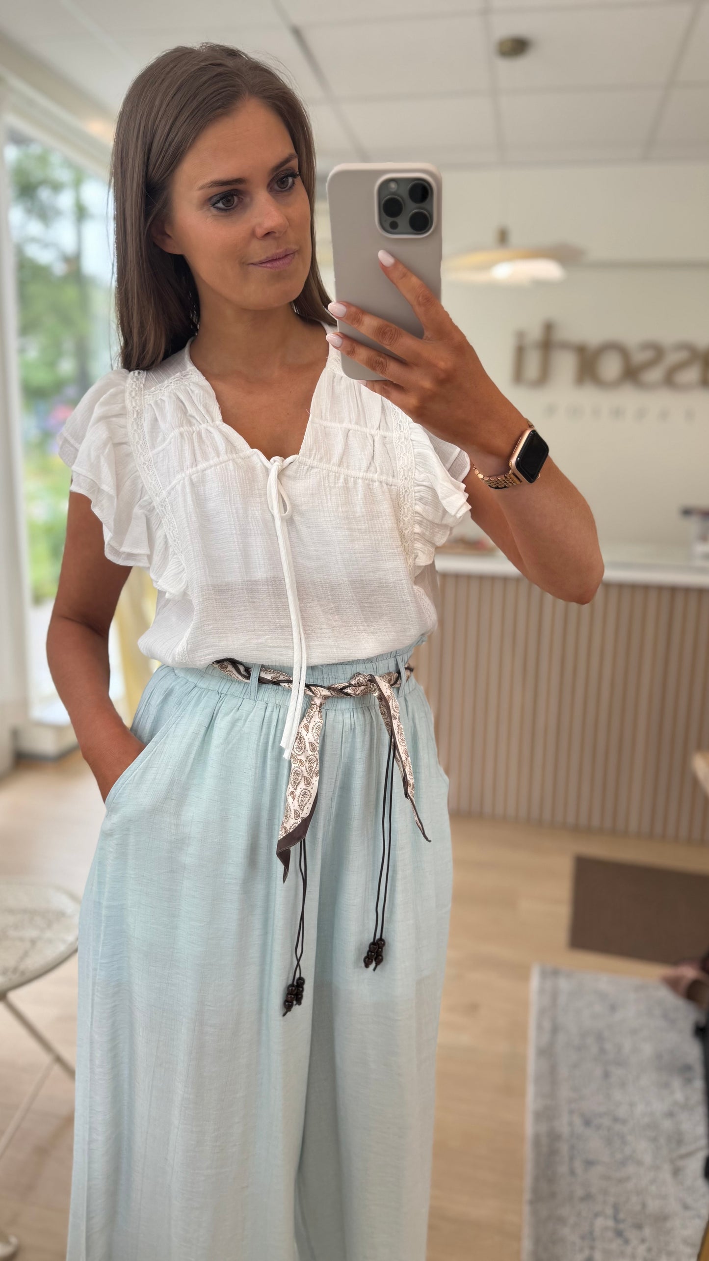 Juliette Ruffle Blouse - Wit