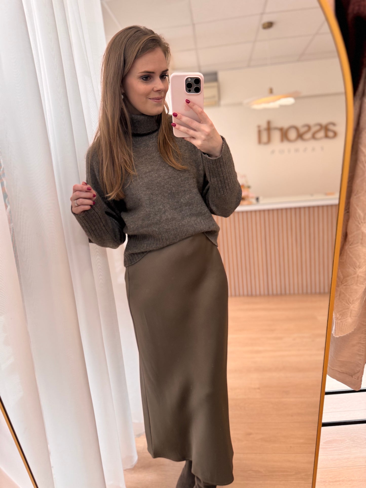 Lotte skirt - taupe