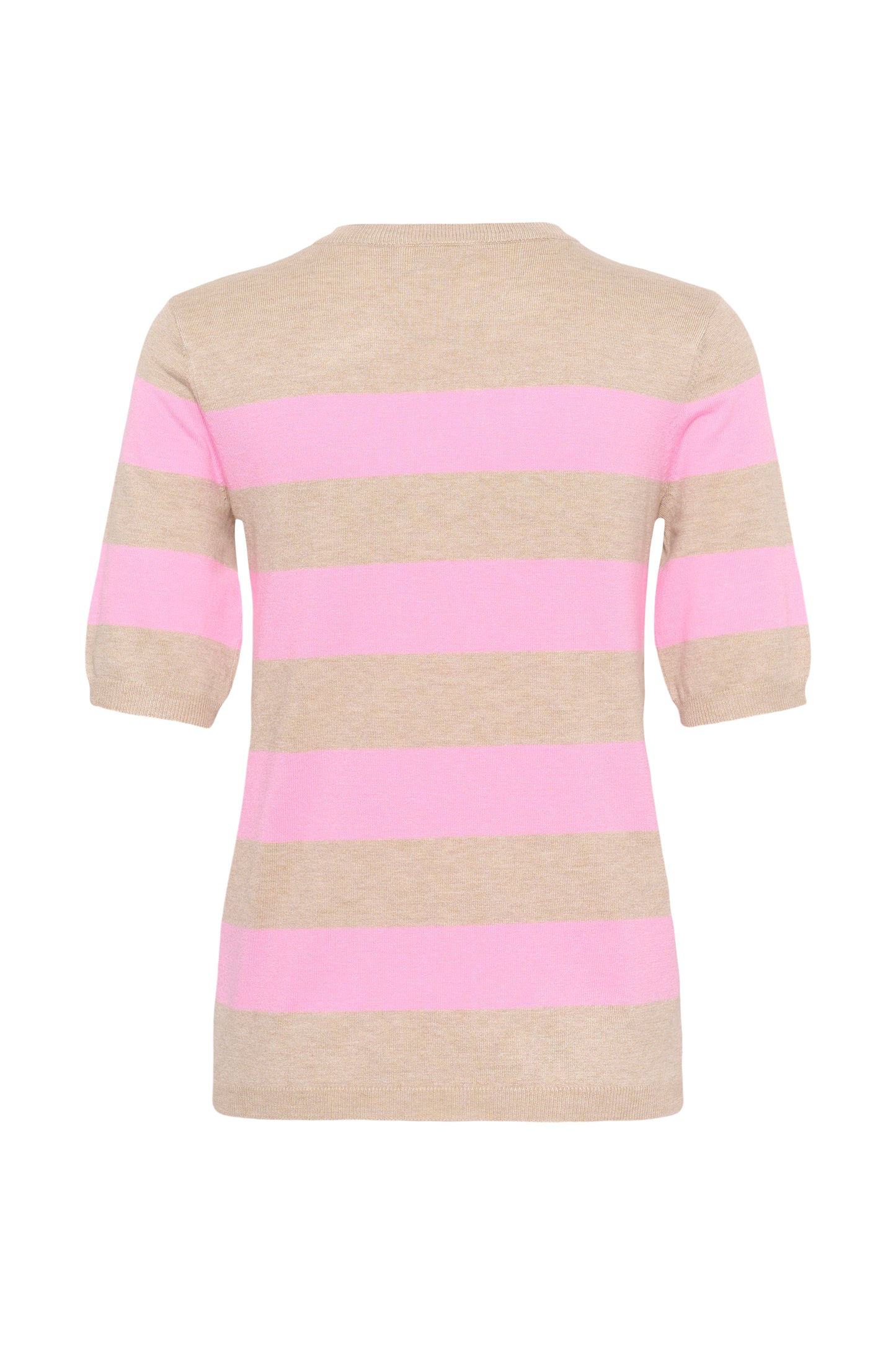 Lizza striped knit - beige/roze