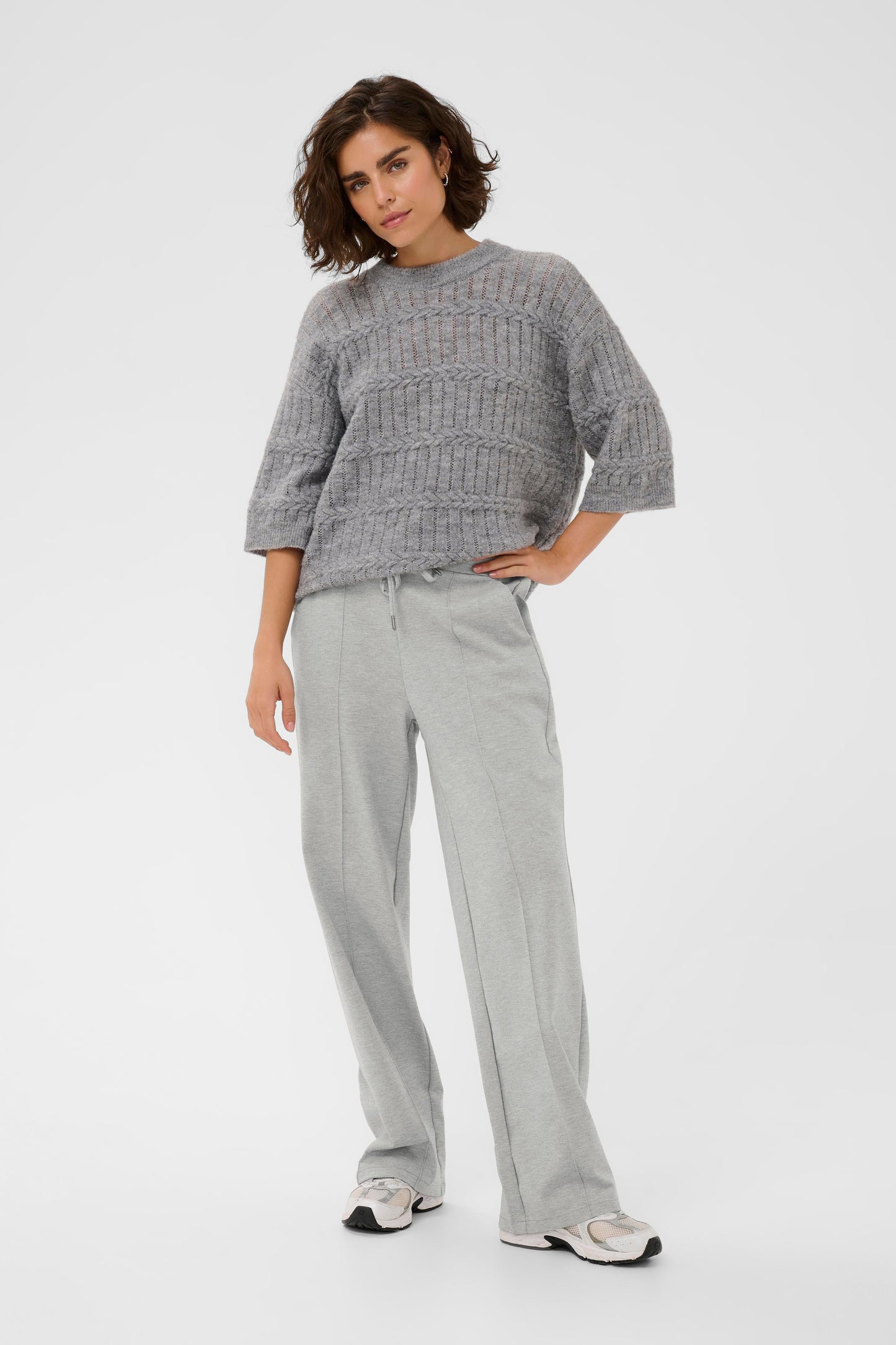 Jenny straight pants - grijs